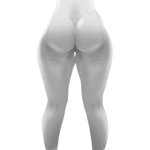 Before Liposuction Treatment on Hips and Thighs